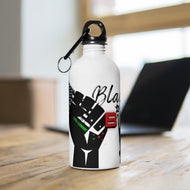 Black is Big Stainless Steel Water Bottle