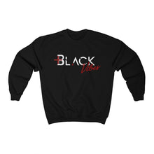 Load image into Gallery viewer, Positive Black Vibes Dark Crewneck Sweatshirt
