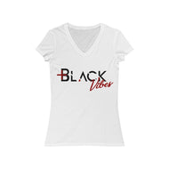 Positive Black Vibes V-Neck Tee