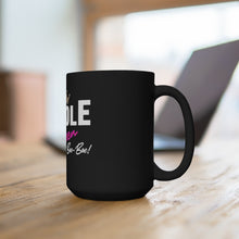 Load image into Gallery viewer, Creole Queen Black Mug 15oz
