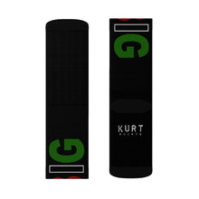 Load image into Gallery viewer, Black is Big (Black) Sublimation Socks
