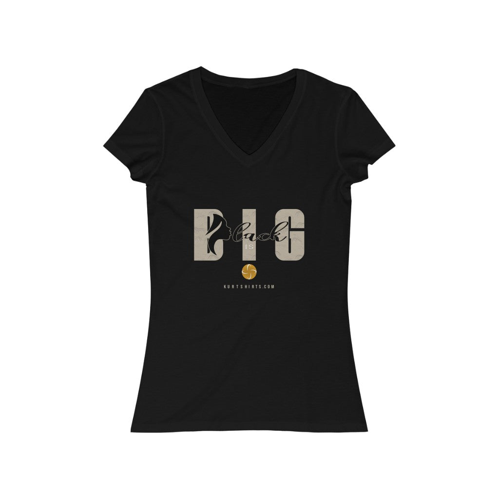 Tabono B.I.B. Women's Black V-Neck