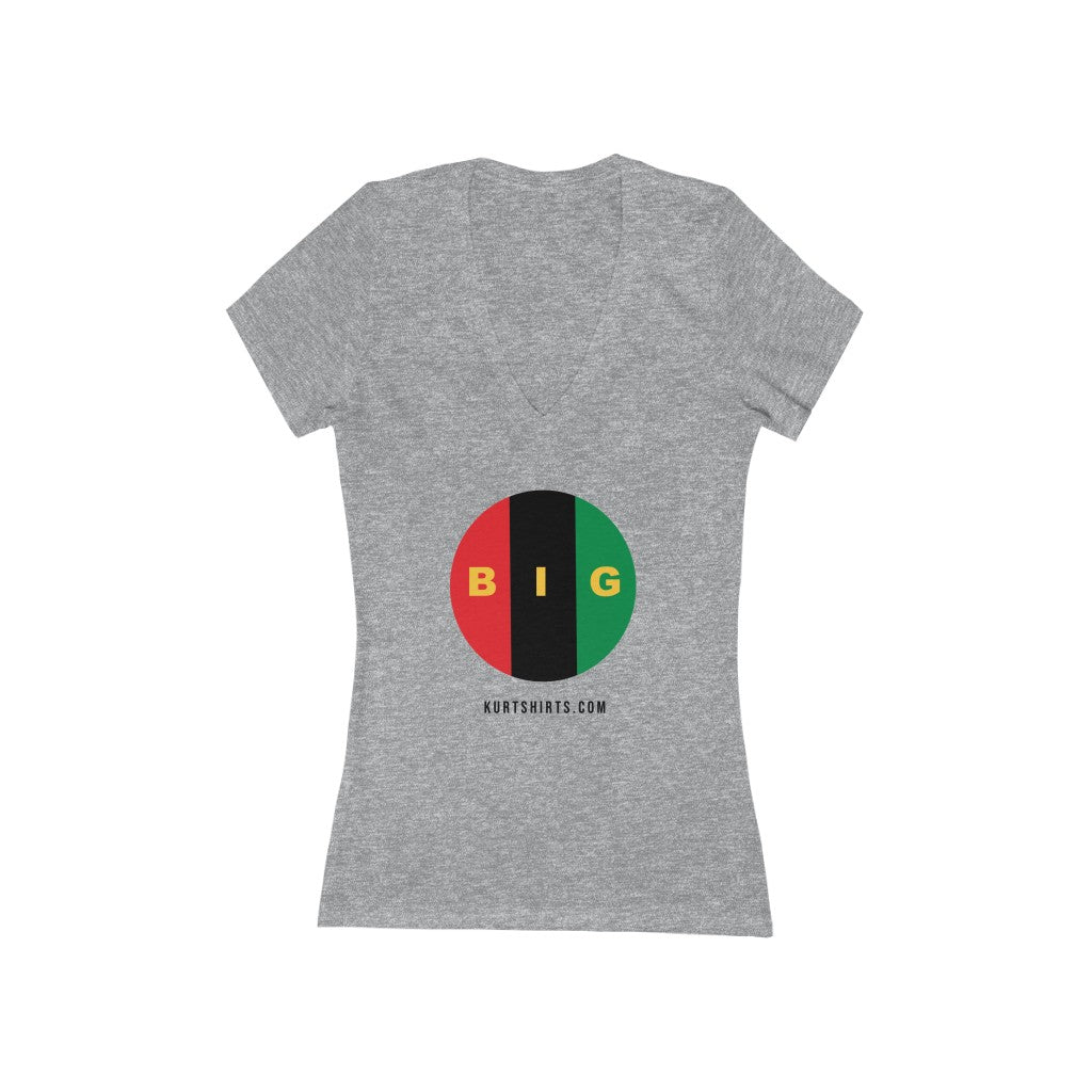 B.I.B. Logo Women's Deep V-Neck Tee