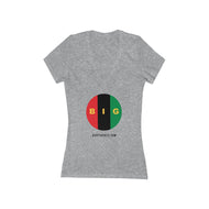B.I.B. Logo Women's Deep V-Neck Tee