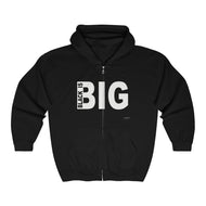 Black is Big Black Zip Hoodie