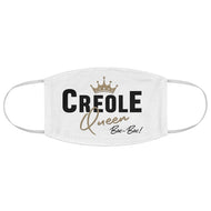 Creole Queen  Face Mask Gold lettering