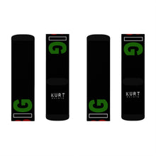 Load image into Gallery viewer, Black is Big (Black) Sublimation Socks
