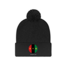 Load image into Gallery viewer, Pan Afrikan B.I.B. Pom Pom Beanie
