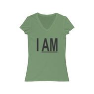 I AM Women's  V-Neck Tee