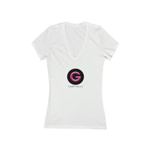 Load image into Gallery viewer, Women&#39;s Jersey George of Hampton Deep V-Neck Tee
