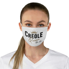 Load image into Gallery viewer, Creole Queen  Face Mask Gold lettering
